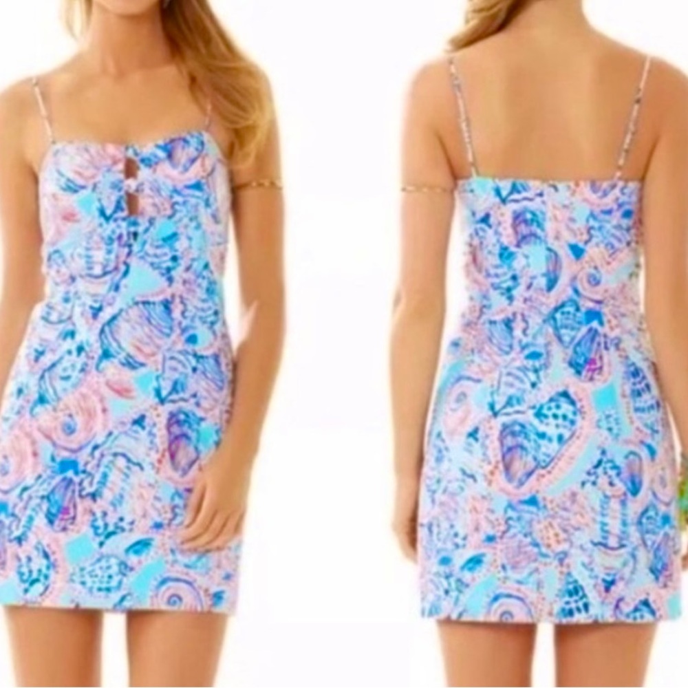 Memorial Day or 4th of July!! Lilly Pulitzer Petra Shell Me About It Dress! 8